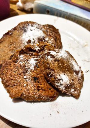 Foto resep PANCAKE oat choco cinnamon