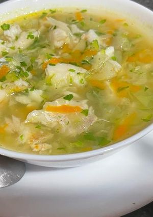 Una foto de Sopa quema grasa para adelgazar s/ receta sana y rápida