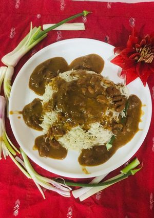 A picture of Punjabi Masala Rajma.