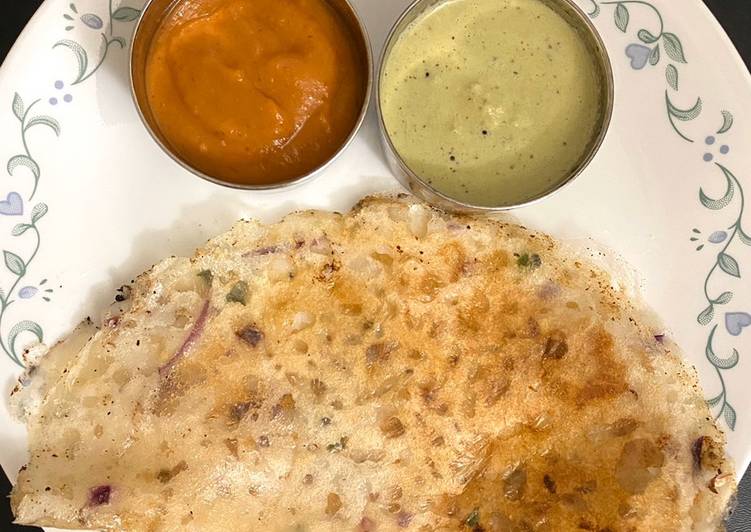 Easy Way to Make Appetizing Onion Rava Dosa