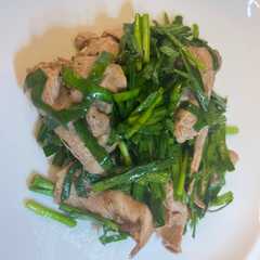韭菜炒肉片-レシピのメイン写真