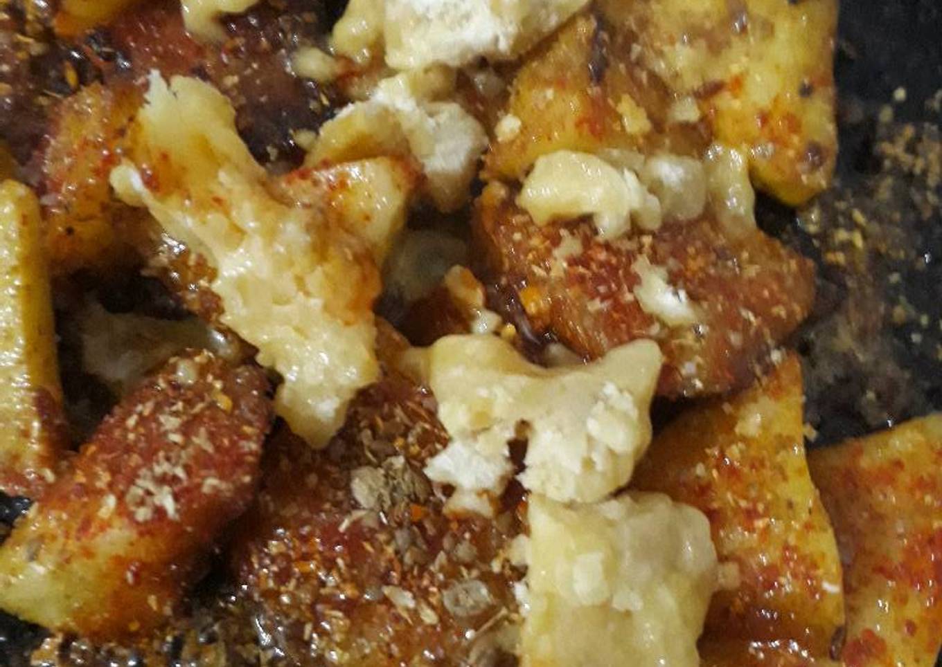Apple Jaggery Sweet Salad