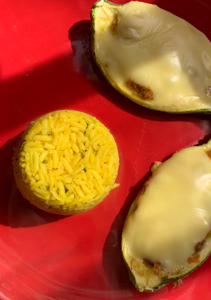 Una foto de Zapallo Italiano relleno