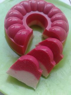 Foto resep Puding Merah Putih
