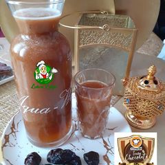 A picture of Imli aloo bukhara sharbat Tamarind and plum drink.