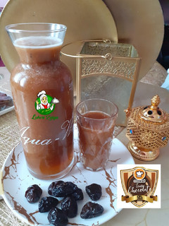 A picture of Imli aloo bukhara sharbat Tamarind and plum drink.