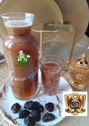 A picture of Imli aloo bukhara sharbat Tamarind and plum drink.