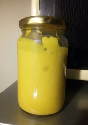 Una foto de Mayonesa de zanahorias sin huevo