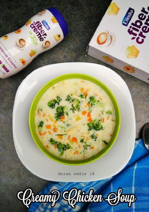 Foto resep Creamy chicken soup