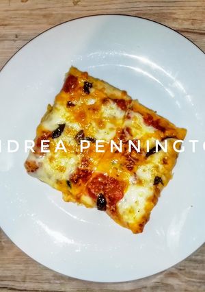 Una foto de Pizza casera