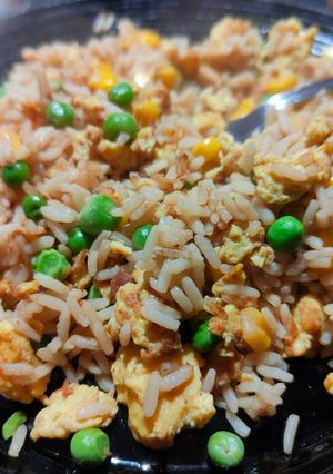 Une photo de Riz frit façon riz cantonais