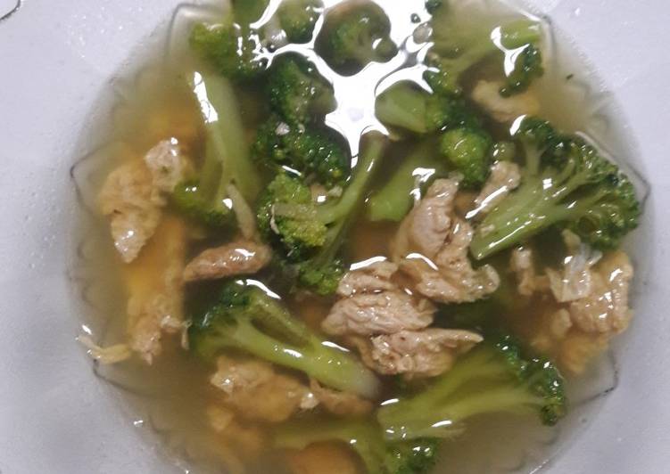 Proses Membuat Sayur telor brokoli yang sempurna
