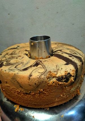 Foto resep Chiffon marble cake