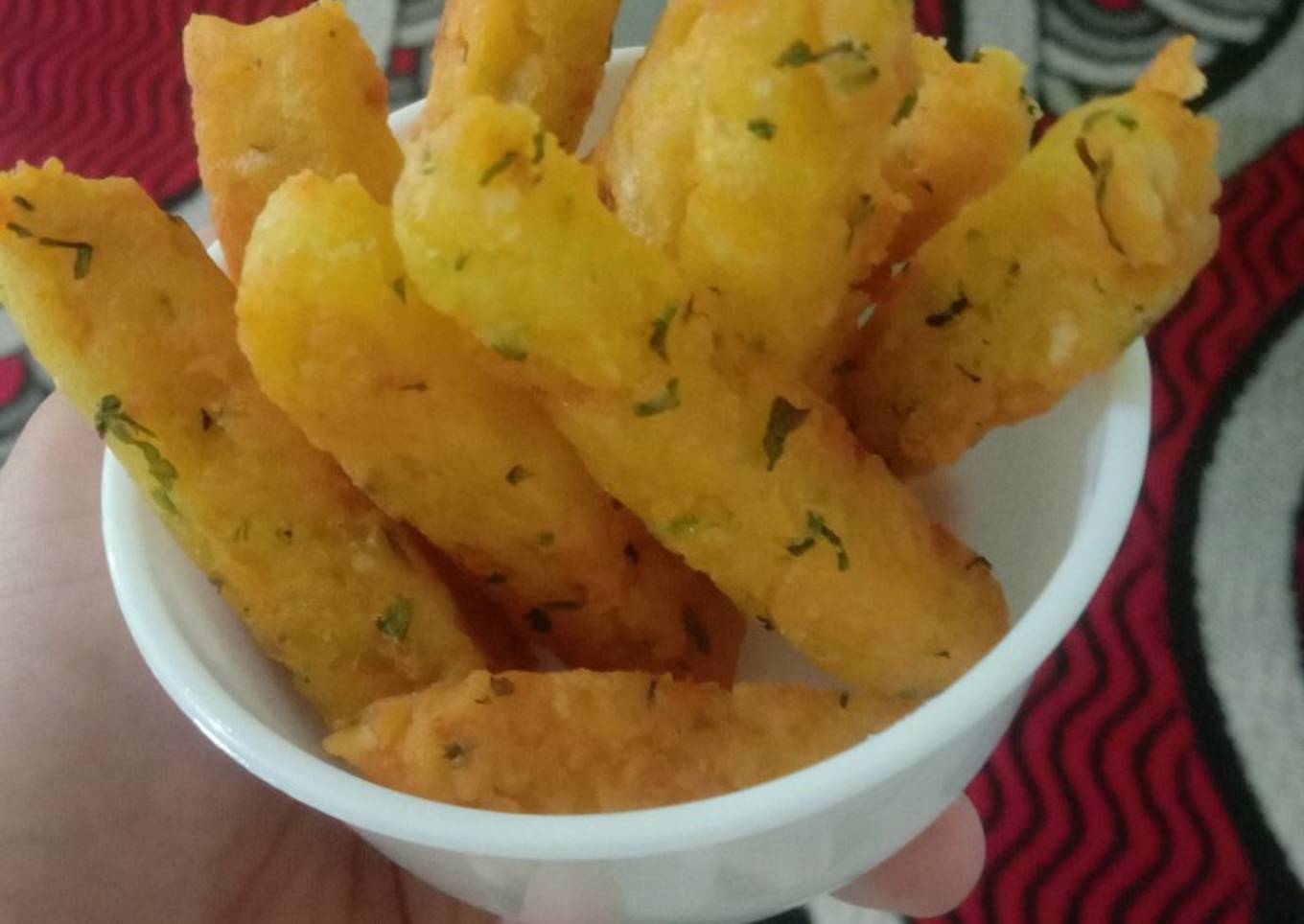 Snack MPASI stik kentang
