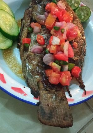 Foto resep Ikan Nila Bakar Tanpa di Goreng dengan Dabu- dabu