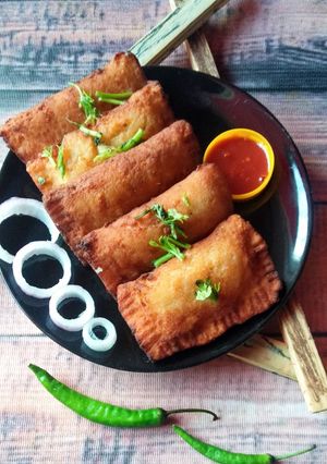 ব্রেড পার্সেল(Bread Percel Recipe in Bengali) রেসিপির প্রধান ছবি
