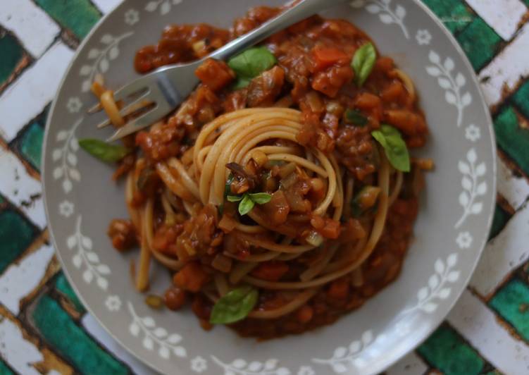 Vegan bolognese π