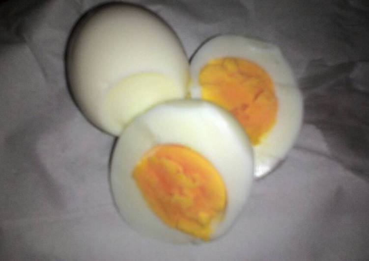 Telur rebus irit gas