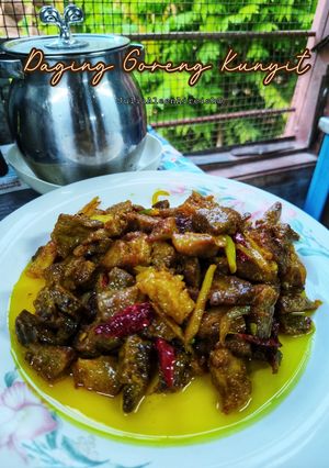 Gambar Daging Goreng Kunyit