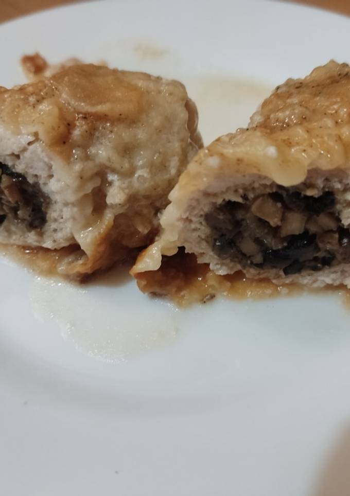 Крученики з грибами