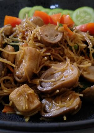 Foto resep Bihun Goreng Ayam Jamur