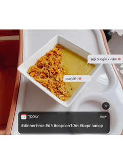 Hình của món Súp cua biển 🦀 bí ngòi nấm.