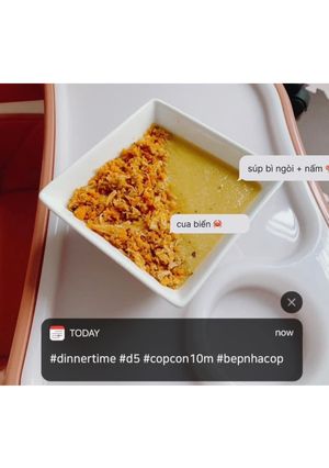 Hình của món Súp cua biển 🦀 bí ngòi nấm.