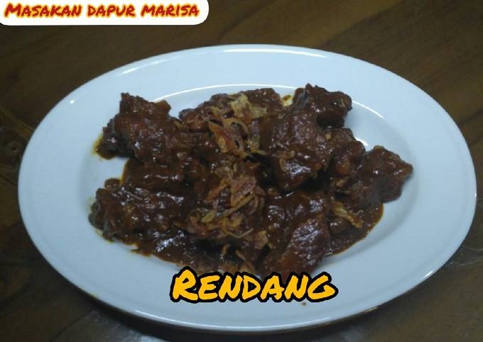 Resep: Resep Rendang Daging Padang Terenak Untuk Jualan