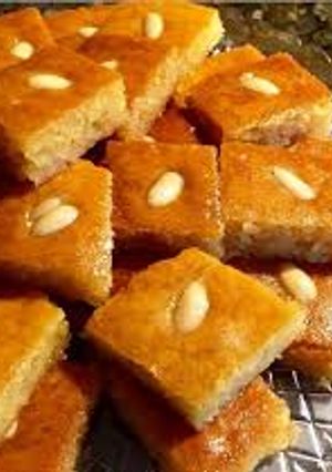 صورة لوصفة البسبوسة الاردنية
