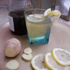 A picture of Ginger lemon Drink.