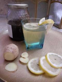A picture of Ginger lemon Drink.