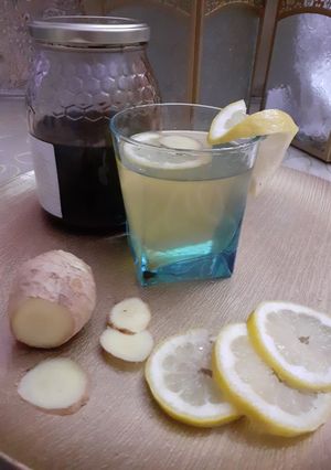 A picture of Ginger lemon Drink.