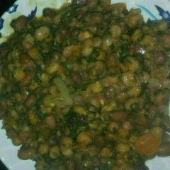 A picture of Muthokoi/kithonge/githeri.