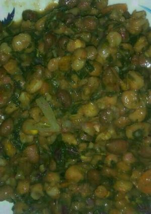 A picture of Muthokoi/kithonge/githeri.