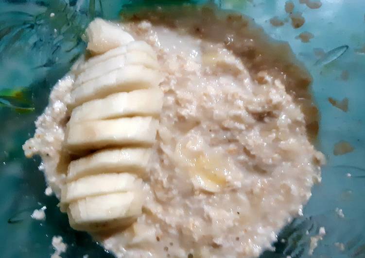 Resep Mashed Banana Oatmeal Anti Gagal