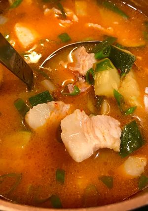 A picture of Easy Dwenjang Jjigae (Korean Miso Stew) for 2.