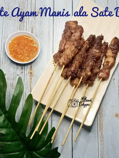 Foto resep Sate Ayam Manis ala Sate Babi
