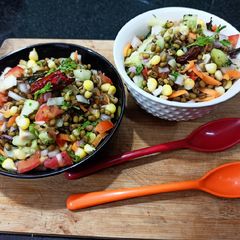 A picture of Whole moong salad.