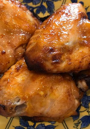 Hình của món Cánh gà nướng sốt BBQ.