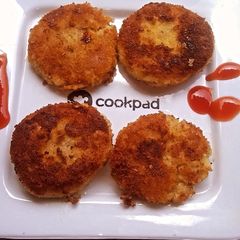 A picture of Knorr noodles potato cutlets.