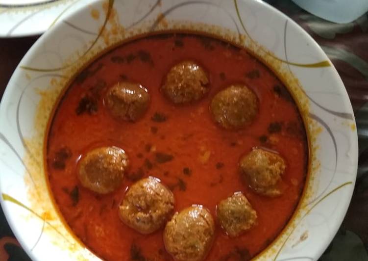 Easiest Way to Meatball curry