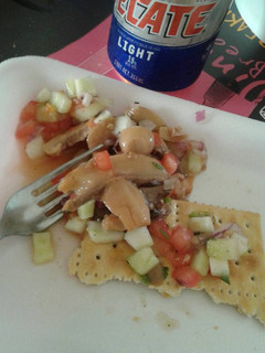 Una foto de Ceviche de champiñones 
