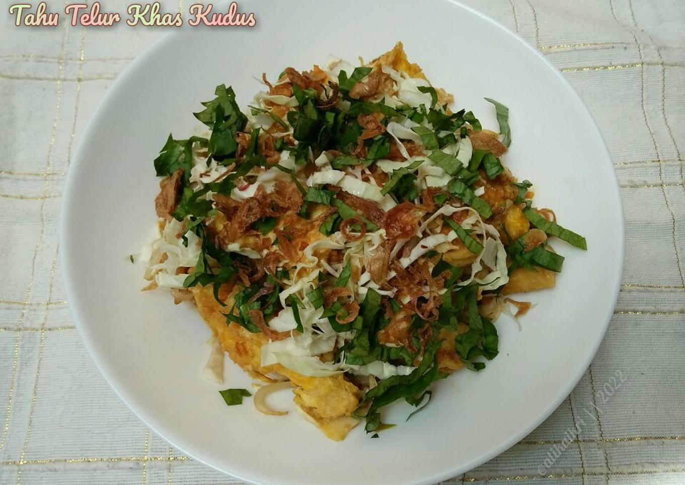 Tahu Telur Khas Kudus