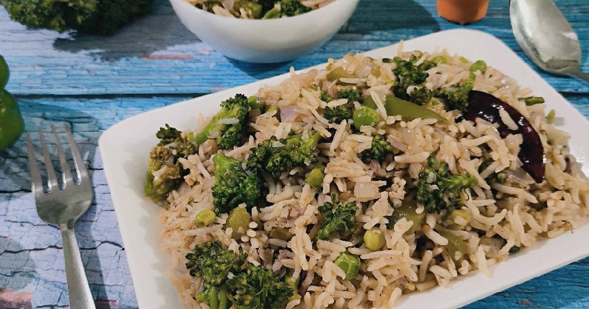 Broccoli fried rice Recipe by Asmita Rupani Cookpad