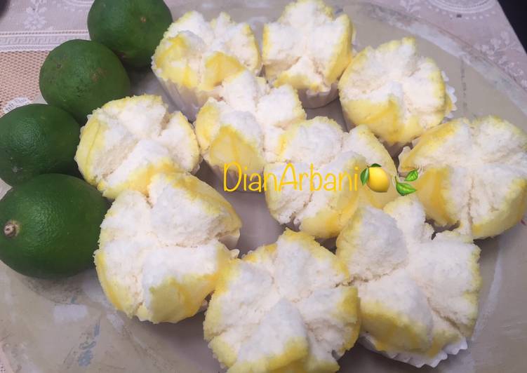 Bagaimana Menyiapkan Bolu Kukus Jeruk Nipis 🍃🍋Key Lime Steam Cup Cake yang Menggugah Selera