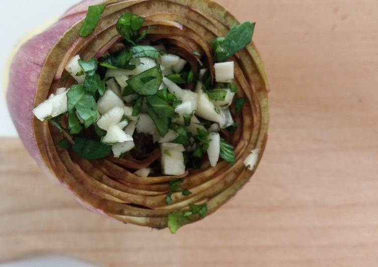 Carciofi con aglio e menta