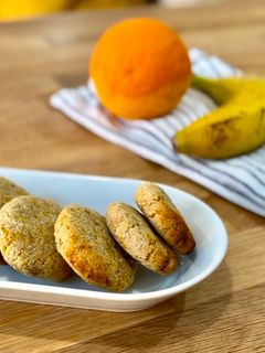 Una foto de Galletas de plátano