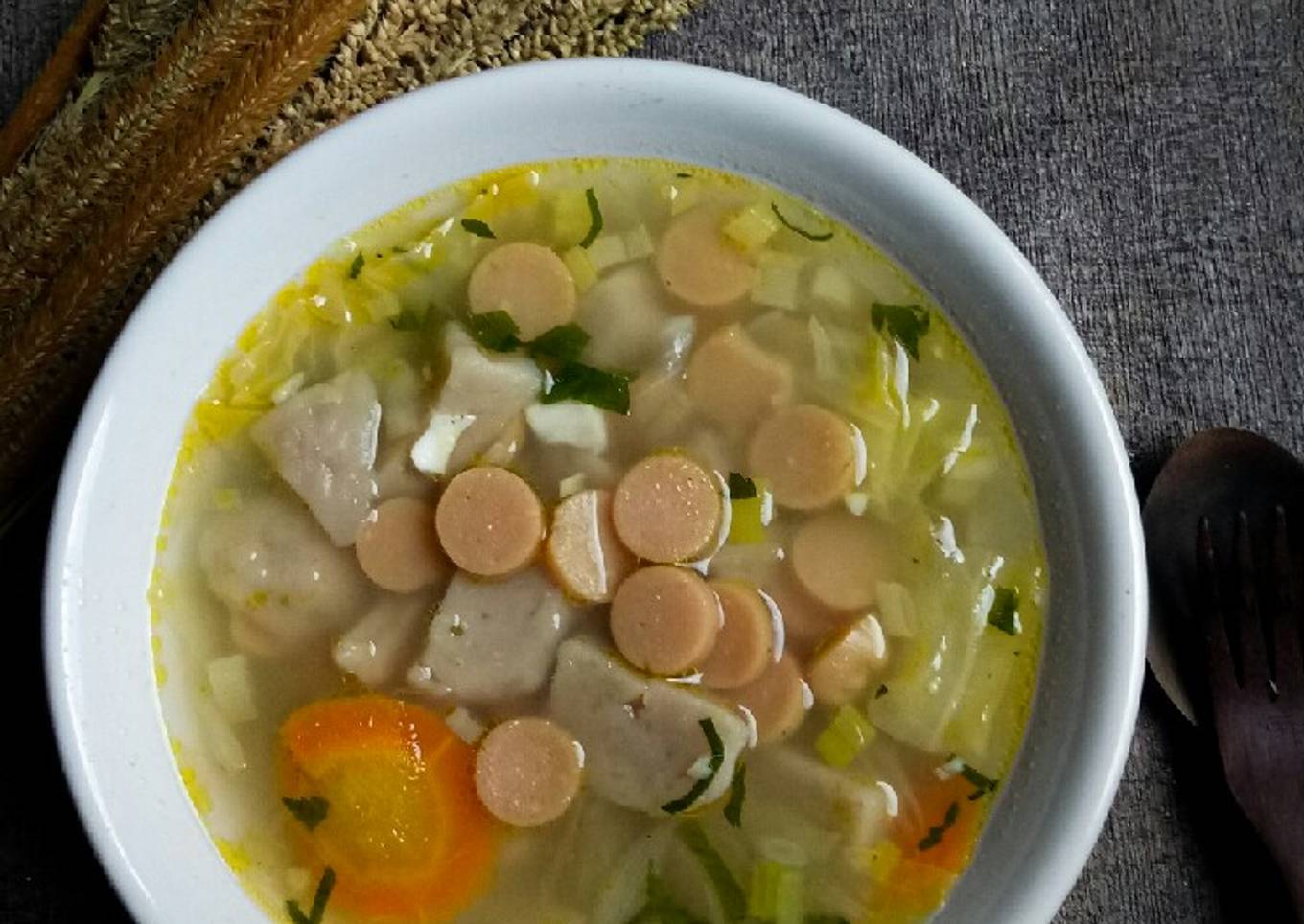 Resep 13. Sop Sosis Bakso, Bisa Manjain Lidah