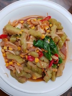 Foto resep Tumis pare sederhana