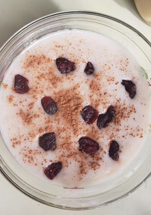 Una foto de Avena mixta con arándano